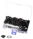 OEM Icecat 100 Piece Copper Eyelet Set, 10mm, Black, with Tools