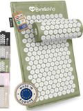 BrellaVio Spijkermat Set met Spijkerkussen - Groen - 74x44 cm