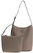 GUESS Meridian II Bucket Bag Dark Taupe Schoudertas