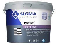 Sigma Perfect Semi-Matt - Muurverf en Plafondverf - 10 LTR - Wit
