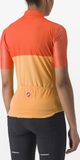 Castelli Fietsshirt Korte Mouwen Dames Oranje - CASTELLI VELOCISSIMA JERSEY SOFT ORANGE SCARLET IBIS - S