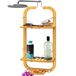 SereneLife Bamboe Hangende Douche Caddy 3 Lagen