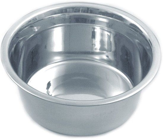 FLAMINGO Hondenvoerbak Inox - 11cm - Zilver