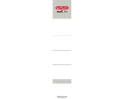 Herlitz 5966056 - Wit - 10 stuks