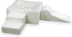 Mimii Foam speelset met vierkant ballenbad, Textiel, Kleur, 400 ballen