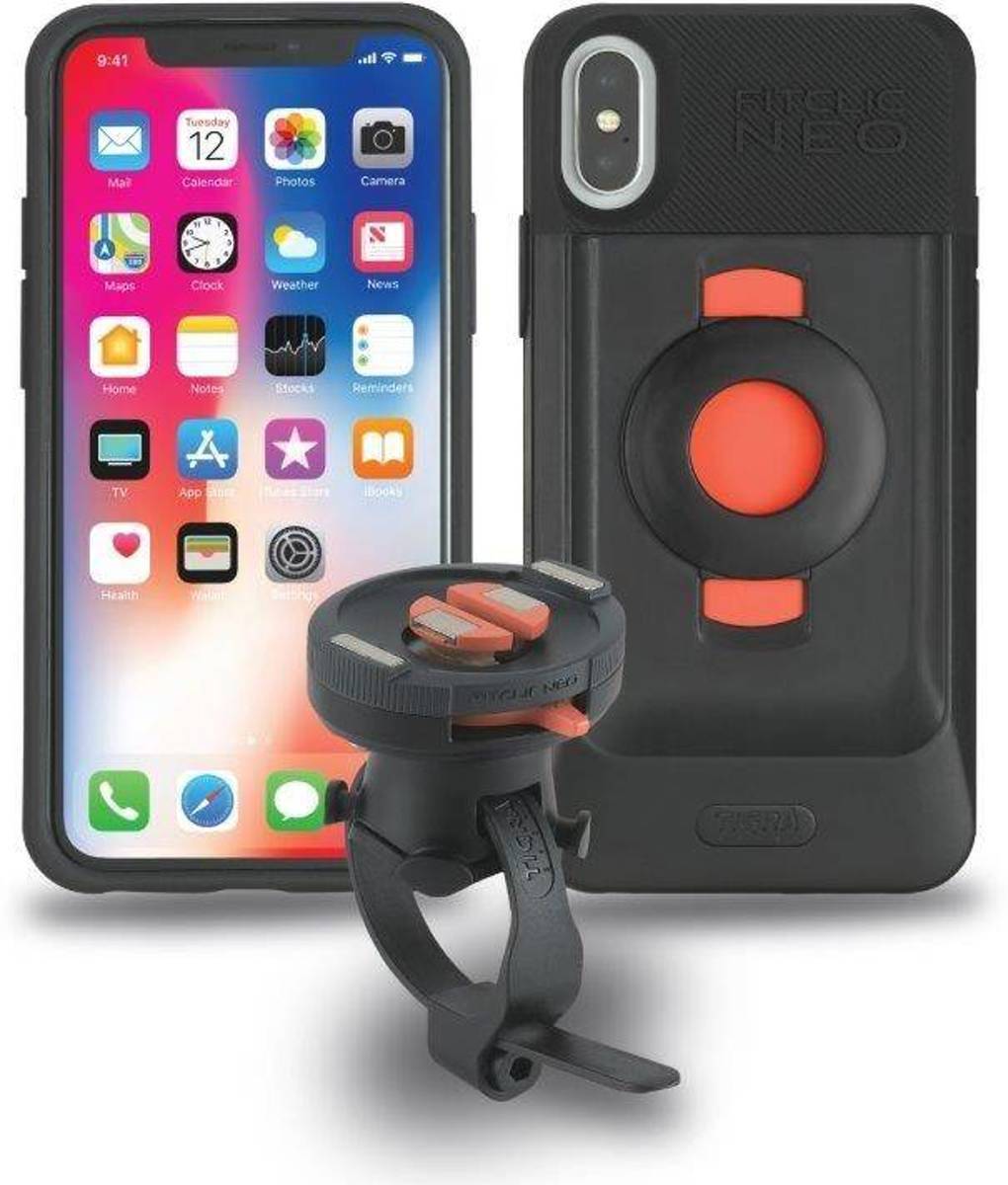 Tigra FitClic Neo Bike Kit Apple iPhone X Black