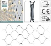 Home & Styling LED Netverlichting 320 LED's - 300x150cm - warm wit - Buiten