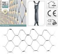 Home & Styling LED Netverlichting 320 LED's - 300x150cm - warm wit - Buiten