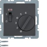 Berker 20306086 thermostaat Antraciet