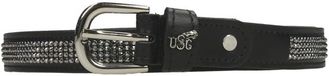 USG Riem Princess Leer Grijs 100 cm Vrouwen