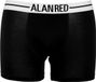 Alan Red Boxershort Zwart 2Pack - Maat L - Heren - Boxershorts