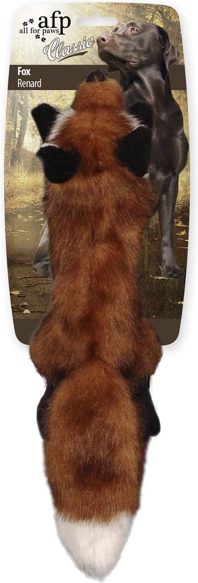 All For Paws Pluche Vos - 38 cm - Bruin