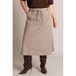 Yest Curve midi rok met ceintuur Plus Size - grijsgroen