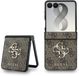Guess hoesje - Geschikt voor Samsung Galaxy Z Flip 8 - Bruin