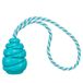TRIXIE Jumper kegel aan touw super strong TPR petrol