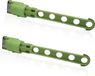 Allecto Premium - Porte-vêtements pliable pour le voyage - Extensible et peu encombrant - 5 trous - Vert