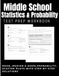 Middle School Statistics & Probability Test Prep Workbook