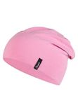 Sterntaler Beanie Aus Singlejersey Draagbaar met en zonder omslagmuts, uniseks, 1 stuk, Parelroze