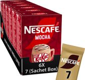 Nescafé Mocha KitKat Oploskoffie - 6 doosjes x 7 zakjes