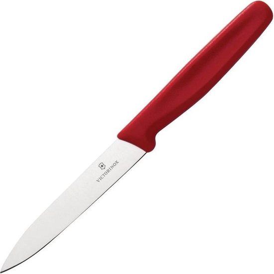 Victorinox Officemes Standaard Rood - 10 cm - Softgrip - RVS - 7611160500328