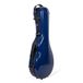Crossrock Glasvezel F-stijl mandoline koffer, met accessoire compartiment, rugzak riemen, TSA-slot - marineblauw (CRF2020MFNVBL)