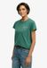 Superdry Luxe Casual Classic T-shirt Dames Pine Green Katoen Maat 16