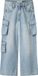 Name it Jeans Wide-leg cargo Light Blue Bleached Denim
