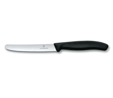 Victorinox SwissClassic Paring Knife - Stainless Steel Blade - Black Handle