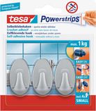 Tesa Powerstrips Ovale Haken Mat Chroom Small - 6 Stuks