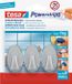 Tesa Powerstrips Ovale Haken Mat Chroom Small - 6 Stuks