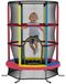Trampoline pour enfants - Trampoline avec filet de sécurité - Diamètre 160 cm, hauteur 190 cm - Pieds en forme de L - Convient pour le cardio et le jeu, pour enfants de 3-6 ans - Plusieurs couleurs