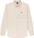 Quiksilver Smoke Trail Cord Overhemd Met Lange Mouwen Beige S Man