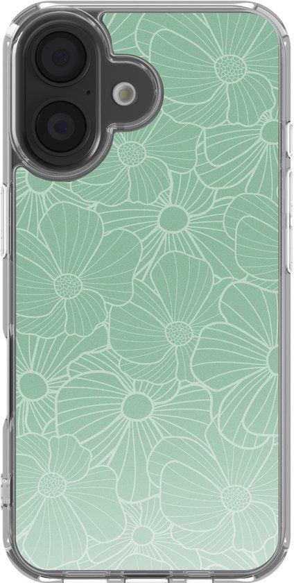 imoshion Hoesje - Geschikt voor Apple iPhone 16 - Design hoesje - Botanica