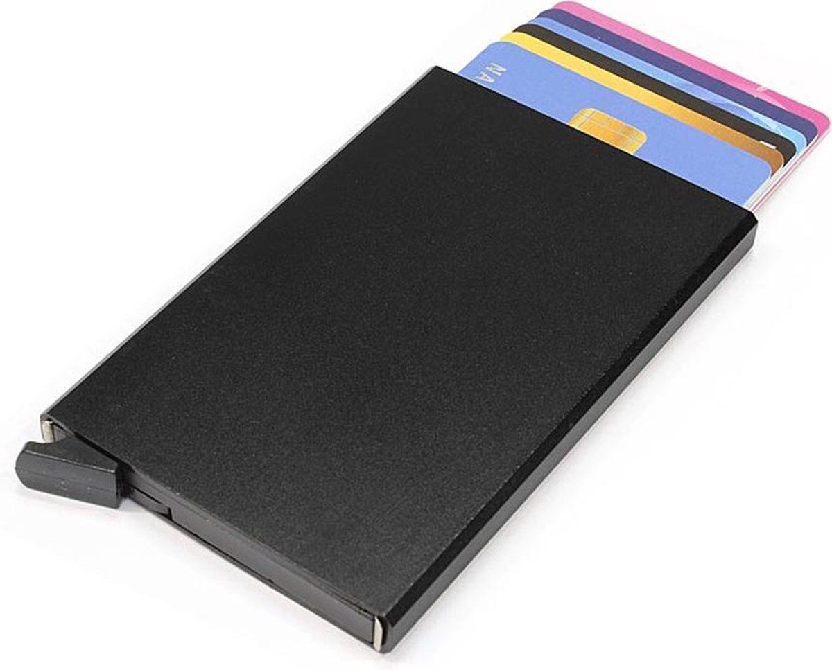 Figuretta Basic Creditcardhouder / RFID Card Protector - 6 Pasjes - Zwart
