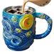 Mug isotherme en acier inoxydable avec design en relief 3D