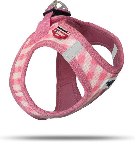 Curli Puppy Set - Instap Honden Tuigje + Hondenriem - Roze