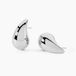 Xenia Boucles D'oreilles Puces Acier Blanc