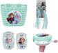 4KidsOnly Frozen Fiets accessoires - Mand, Bel, Franjes, Knie- en elleboogbeschermers