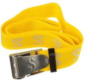 Scubapro Loodgordel met RVS gesp lime 150 cm