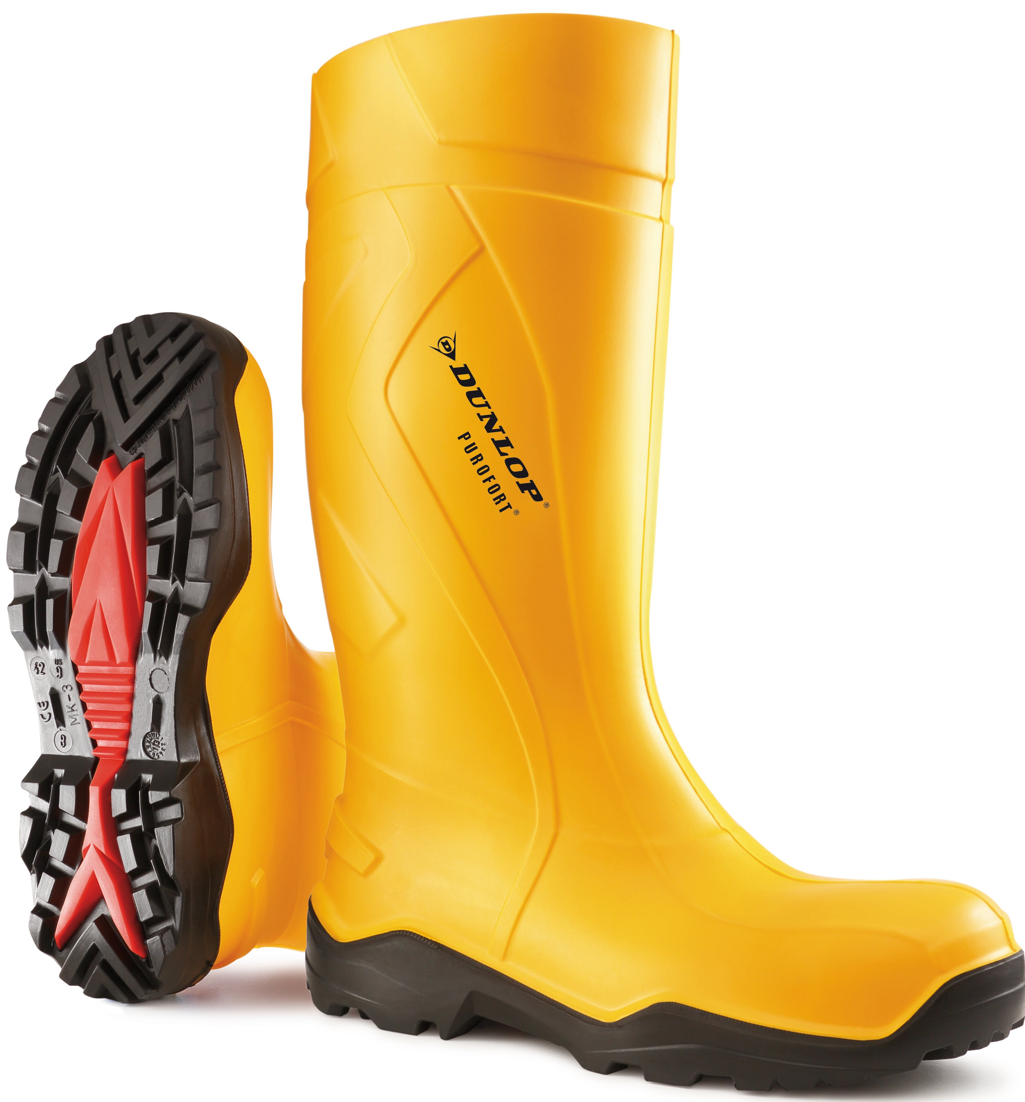 Dunlop C762241 Purofort+ Geel Knielaarzen S5 Uniseks