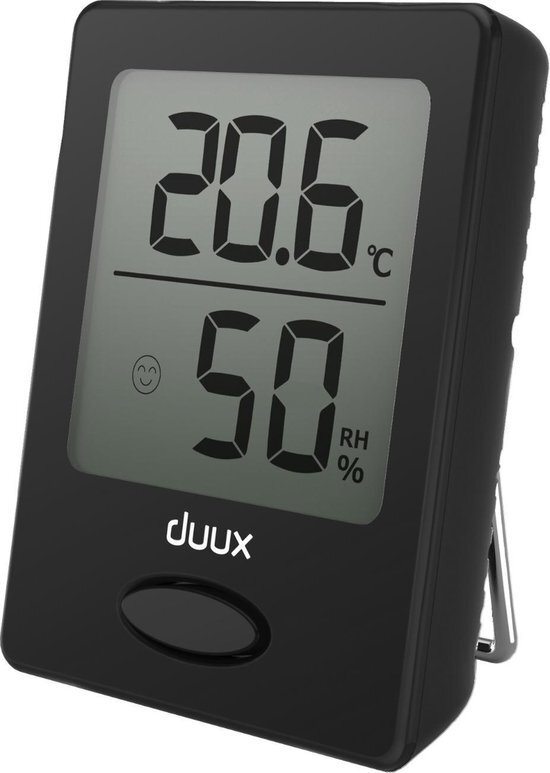 Duux Sense Hygrometer + Thermometer Zwart