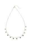 Faina Ketting Zilver Staal 46 cm