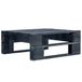 vidaXL Tuinhocker Pallet Hout Zwart