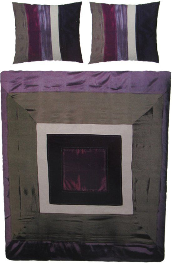 Essenza Seattle Dekbedovertrek - Eenpersoons - 140x200/220 cm - Multi - Polyester