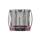 Exit Panda Exit Silhouette inground trampoline 153x214cm met veiligheidsnet - roze