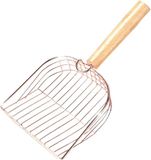 OEM Wan GmbH Kattenbakschep van metaal, 30 cm, roségoud