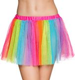 Boland Regenboog Tutu Volwassenen Fee 80's & 90's Disco Prinses