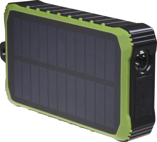 Denver PSO-10012 Powerbank Lithium-Polymeer (LiPo) 10000 mAh Zwart, Lichtgroen