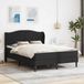 Maison Exclusive - Cadre de lit avec matelas cuir synthétique noir 140 x 190 cm