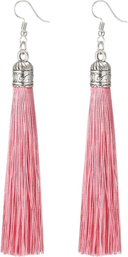 Fako Bijoux Oorbellen Kwast Romania XL Roze